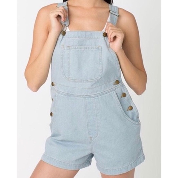 American Apparel 🇺🇸 jean overalls/ short-alls - Picture 2 of 16